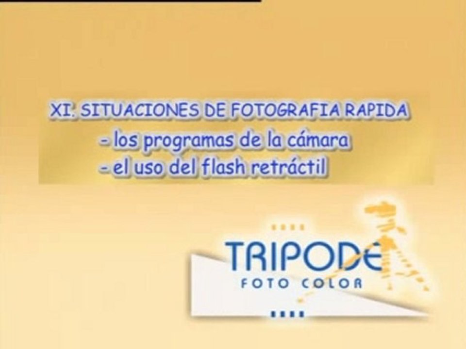 Fotografía paso a paso - Capítulo 11-- Situaciones de fotografia rapida