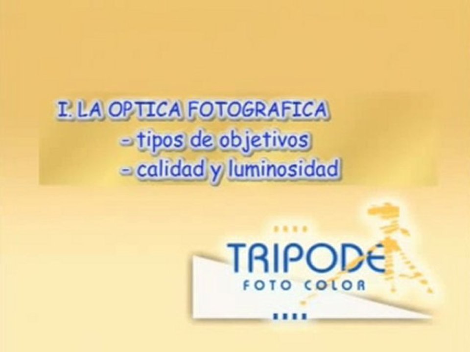 Fotografía paso a paso - Capítulo 12 - La optica fotografica
