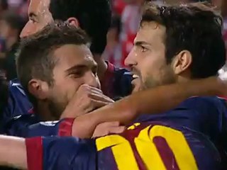 Fábregas marca el segundo del Barça (0-2)