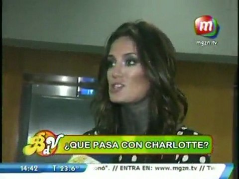 Paula nota en BDV (habla de Charlotte) - 01 de Octubre