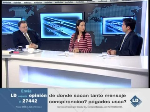 Tertulia económica con María Cuesta y Gabriel Calzada - 14/12/10