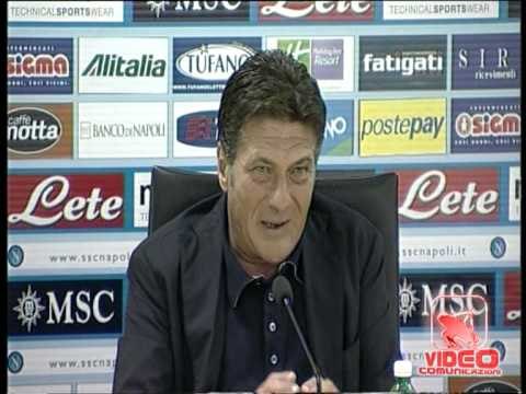 Napoli - Conferenza di Walter Mazzarri (29.09.12)
