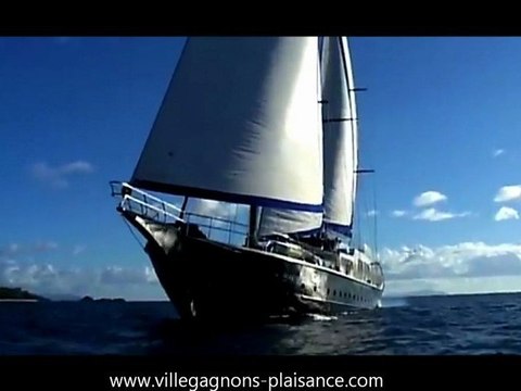 Location voilier luxe îles Seychelles avec équipage - luxury crewed yacht gulet charter islands