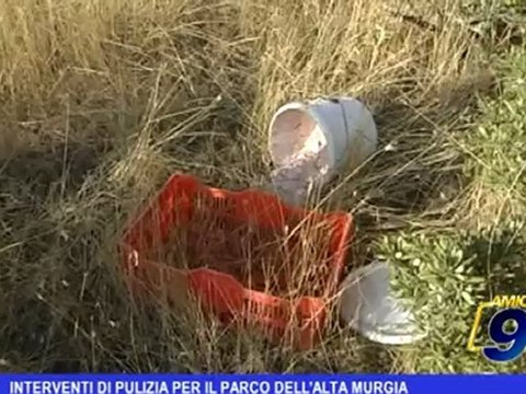 Interventi di pulizia per il parco dell'Alta Murgia