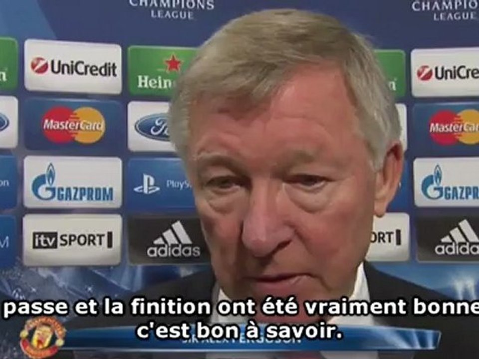 Alex Ferguson rend hommage à RVP et Rooney