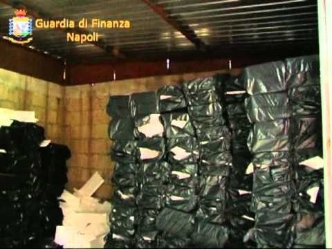 Napoli - Sequestrate oltre 4 tonnellate di sigarette di contrabbando (27.09.12)