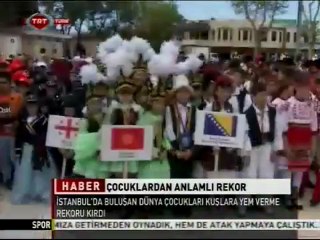 Dünya Çocuk Rekorunu Bilgi Evi Öğrencilerimiz Kırdı