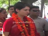 Priyanka Gandhi seeks support for Rahul Gandhi for more development