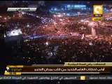 إحتفالات رأس السنة 2012 بالشموع فى ميدان التحرير