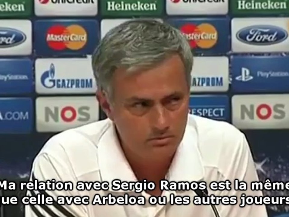 Mourinho : "Je m'entends mieux avec ma femme qu'avec Sergio Ramos"