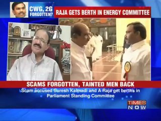 Kalmadi, Raja get Parl panel berths