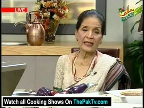 Handi With Zubaida Tariq By Masala Tv - 5th October 2012 - Part 3