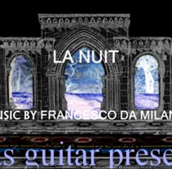 ALISA GLADYsEVA /ALIAS GUITAR LA NUIT MUSIC BY FRANCESCO DA MILANO