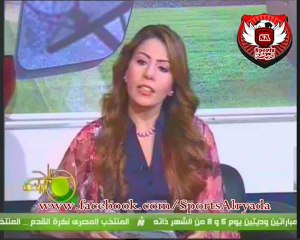 الاعلاميه سها ابراهيم مع ك احمد عبد الفتاح فى صباح الرياضه