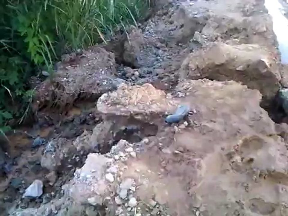 Terraplen o Muro de La Punta en Peligro (2 de octubre de 2012)
