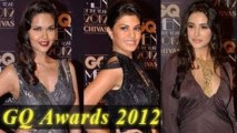Esha Gupta, Jacqueline & Nargis Fakhri @ GQ Men of the Year Awards 2012