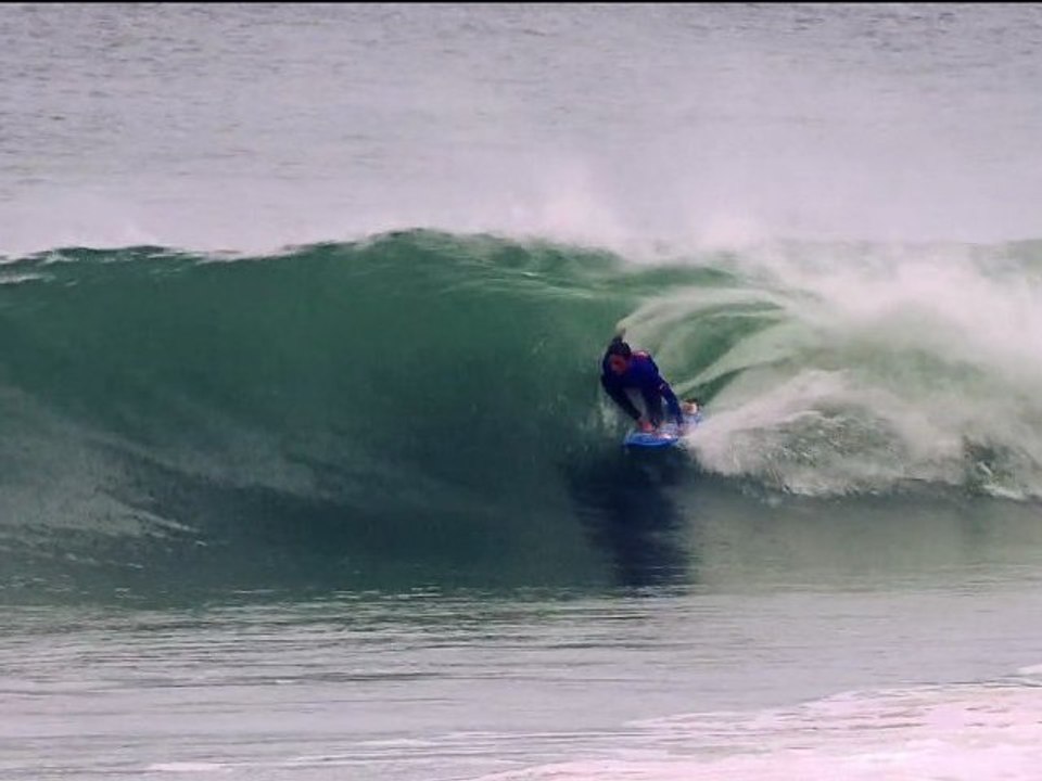 Backstage Peter and John Mel - Quiksilver Pro France 2012