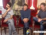 Intervista a Edoardo Gabbriellini Gianni Morandi e Valerio Mastandrea per il film Padroni di casa