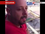 TG 29.09.12 VIDEO ESCLUSIVO degli operai Ilva da 2 giorni sul camino E312