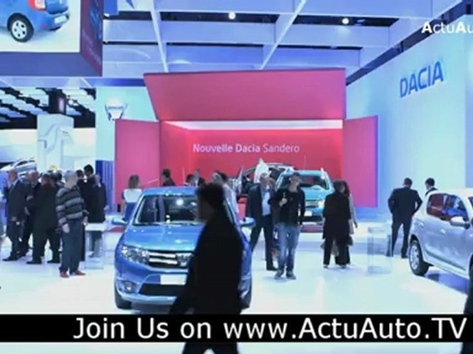 Découverte du stand Dacia à Paris