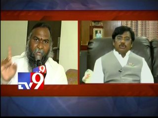 Verbal war between Jagga Reddy and MP Vivek