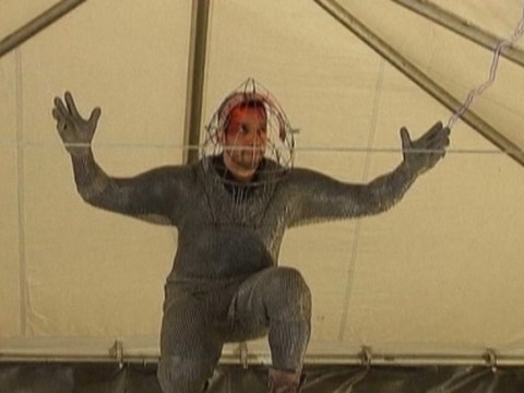 Magician David Blaine prepares for his most electrifying stunt yet.