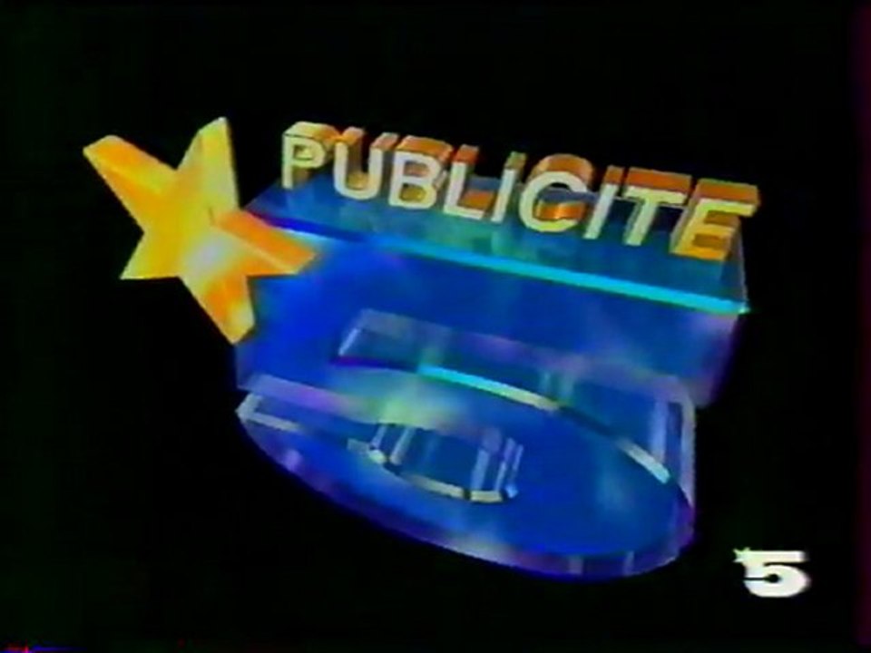 Page De Publicité Sur La Cinq (1988)