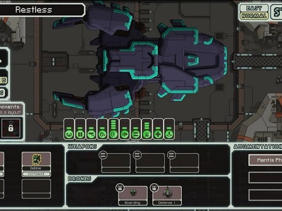 Faster than Light - Mantis Cruiser Restless part 1