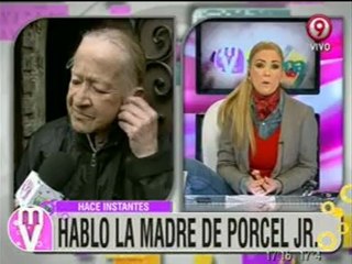 Pronto.com.ar La madre de Porcel jr. le cerró la puerta a Canosa