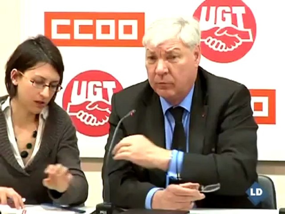 Los sindicalistas alemanes sacan los colores a Toxo y Méndez