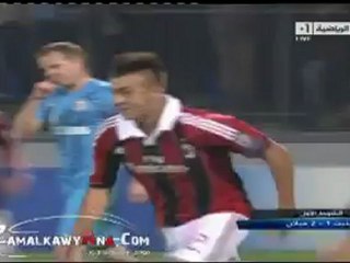 هدف الشعراوي الرائع مع ميلان في شباك زينت الروسي و تحليل حازم امام
