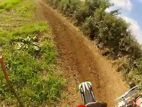 reprise moto après opération et 2 mois d'arret sur 250 EXC de Xav le 30/09/12