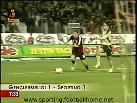 Gençlerbirligi - 1 Sporting - 1 de 2003/2004