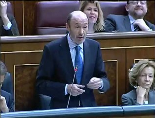 Rubalcaba a Rajoy: "En empleo juvenil suspende usted y su grupo"