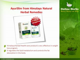 Natural Remedies for weight Loss - Ayurslim From Himalaya