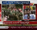 Osmania University students bent on marching from campus
