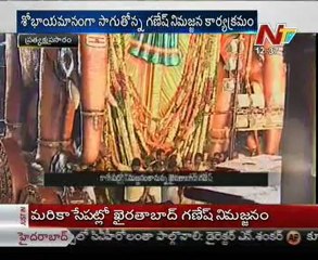 Ganesh Nimajjan 2012 - Khairatabad Ganesh Ready for Nimajjan - 01