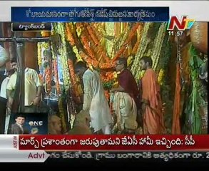 Khairatabad Ganesh Nimajjan Special Pooja at Tank Bund - 02