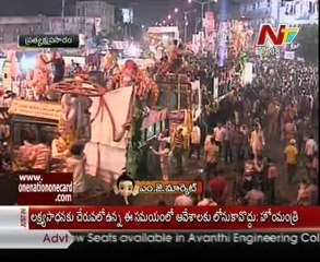 ganesh idols Sobha Yatra @ Charminar-MJ market-basheerbagh