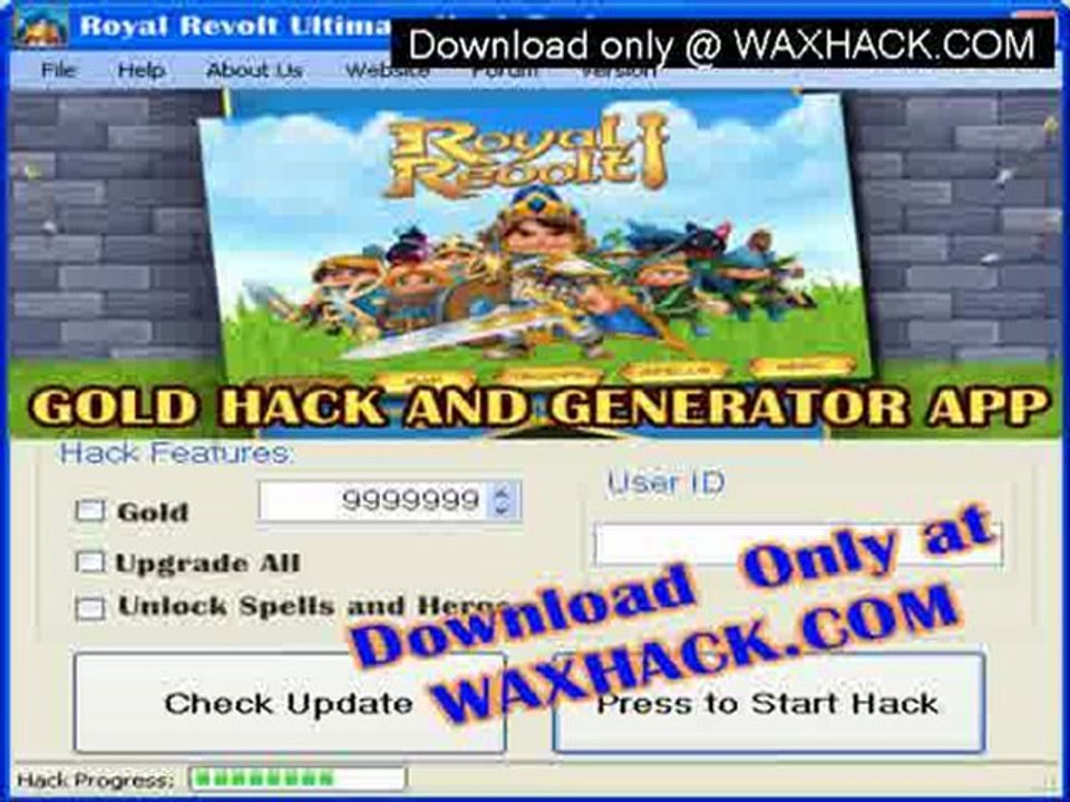 ROYAL REVOLT iPhone Hack | ROYAL REVOLT  iPhone Cheats for GOLD Get 9999999 Amount