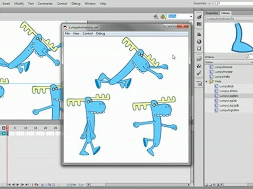Preparing Animations in Flash for TreSensa Flash to HTML5 Exporter
