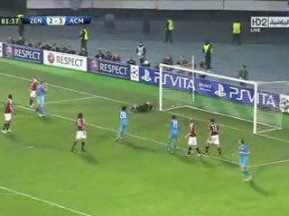 تسديدة جميلة جداً لزينيت