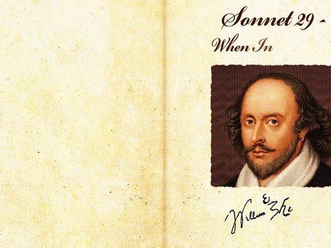Sonnet 29 : When In Disgrace by William Shakespeare - Poetry Reading