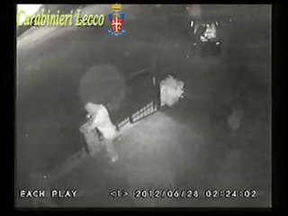 Lecco - La banda delle slot-machine in azione (03.10.12)