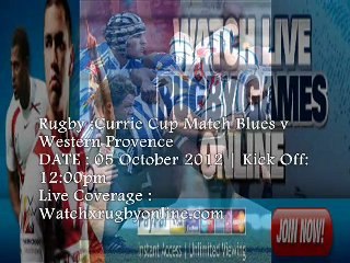 Rugby Currie Cup 2012 Live Matches Online Webstream