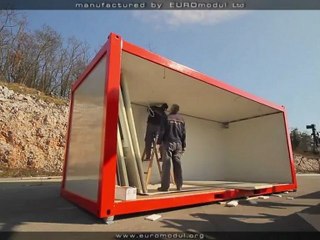 FLAT PACK office container EUROmodul