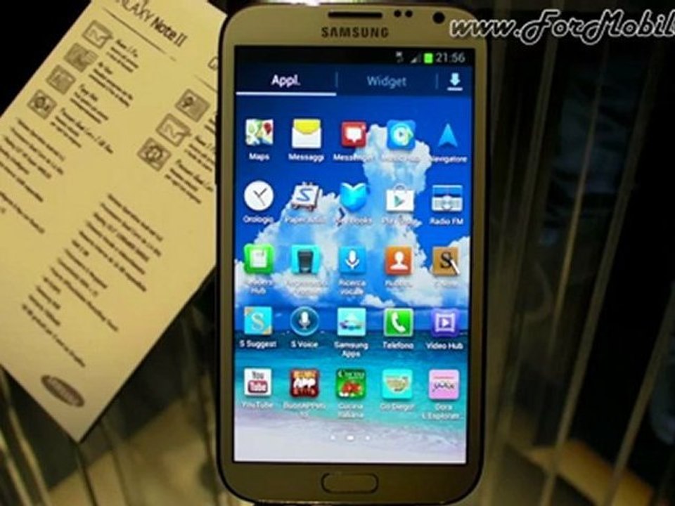Samsung Galaxy Note II - Hands-on e impressioni al primo contatto (Note 2 GT-N7100)