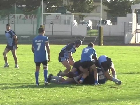 Les pôles espoirs de rugby à XIII du grand sud affrontent les jeunes joueurs australiens.