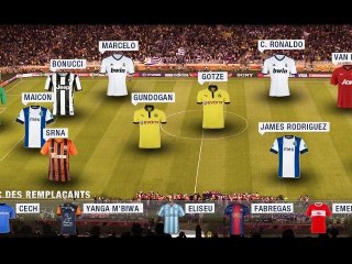 L'équipe type de la 2e journée de Ligue des Champions !