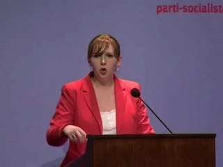 Constance Blanchard présente la motion 5 : «Toulouse mon congrès !»